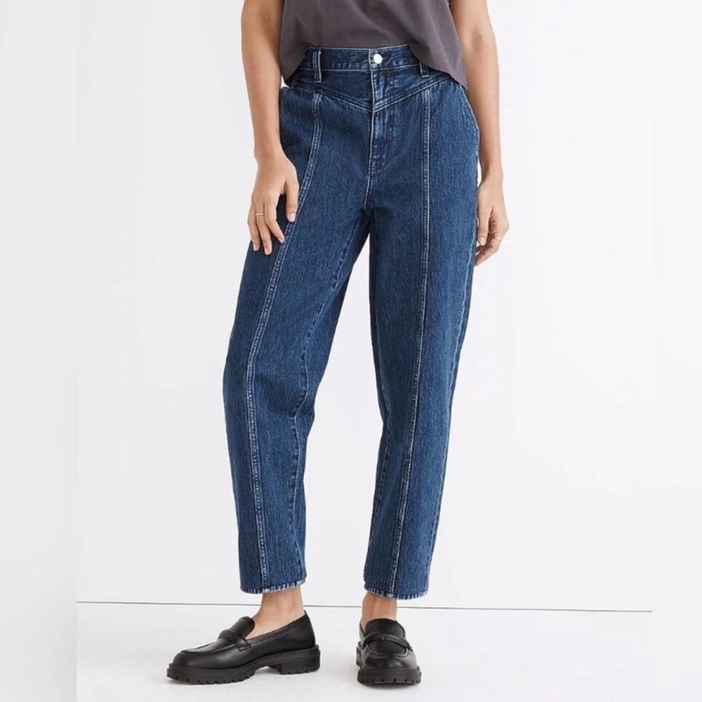 Madewell Women's Straight Leg Jeans - Dark Blue